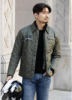 Amazon | [バンソン] コーチジャケット カーキ Lサイズ SVS2405W